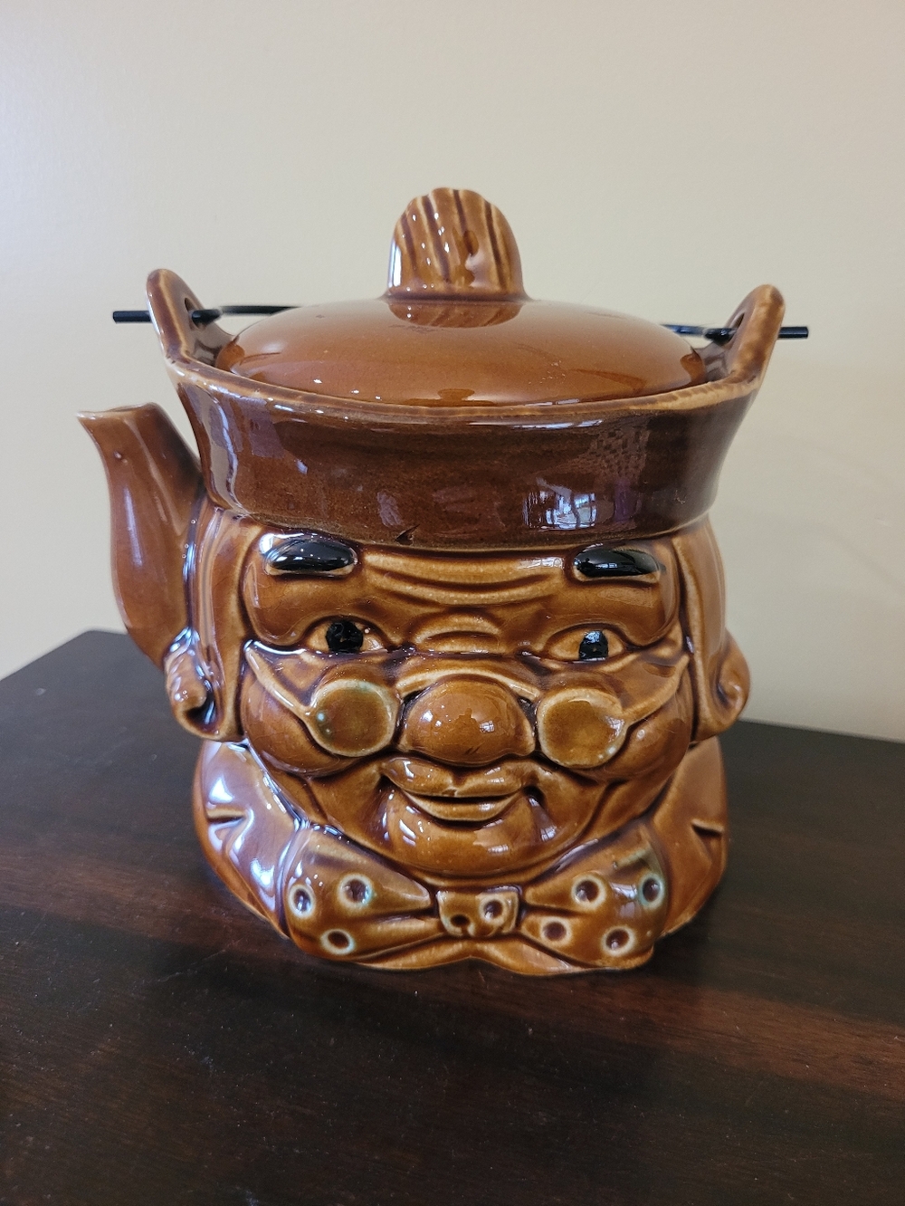 1950s Ben Franklin Ceramic Tea Pot